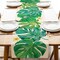 Summer Monstera Palm Leaves Dining Table Runner 13 x 72 Inches